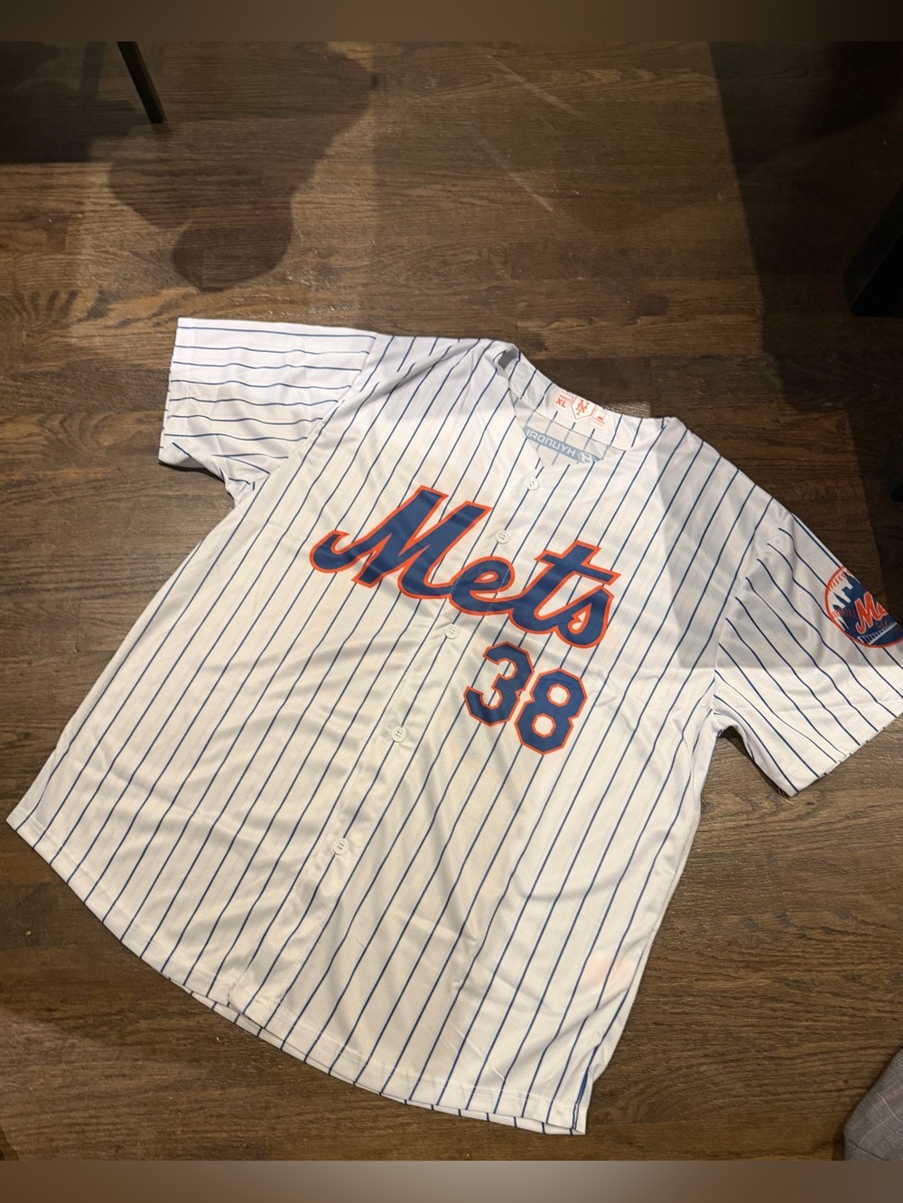 Sz XL Brand New / Unworn New York Mets Pinstripe Jersey Devin Williams #38